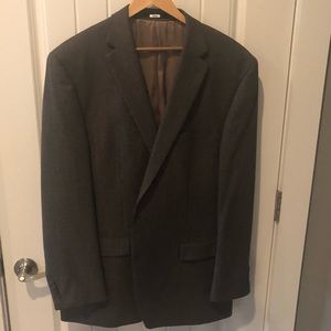 Brown Houndstooth Sport Coat 48L